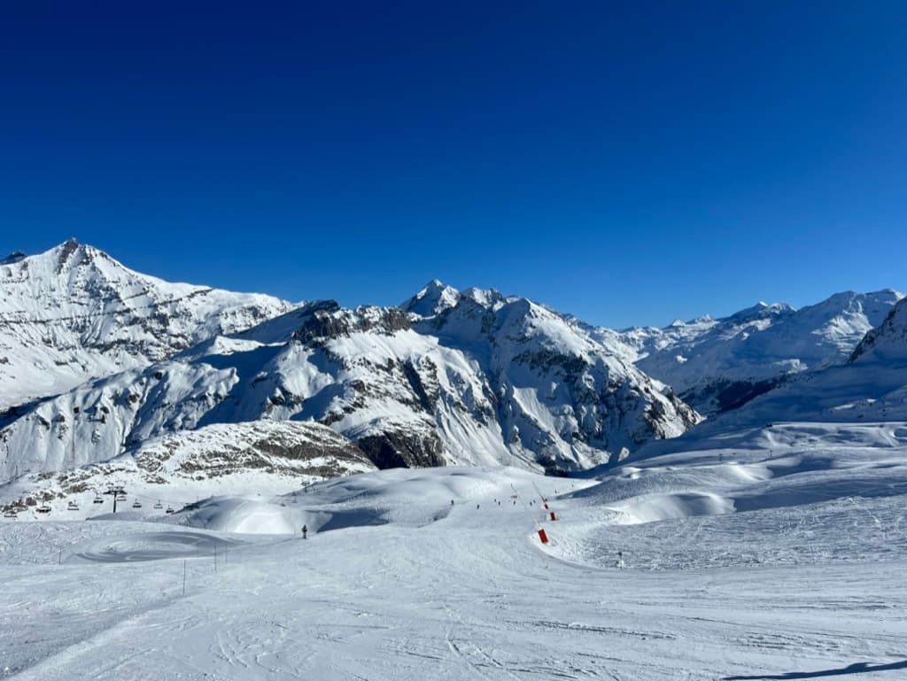 Skiing at Val-d'Isère