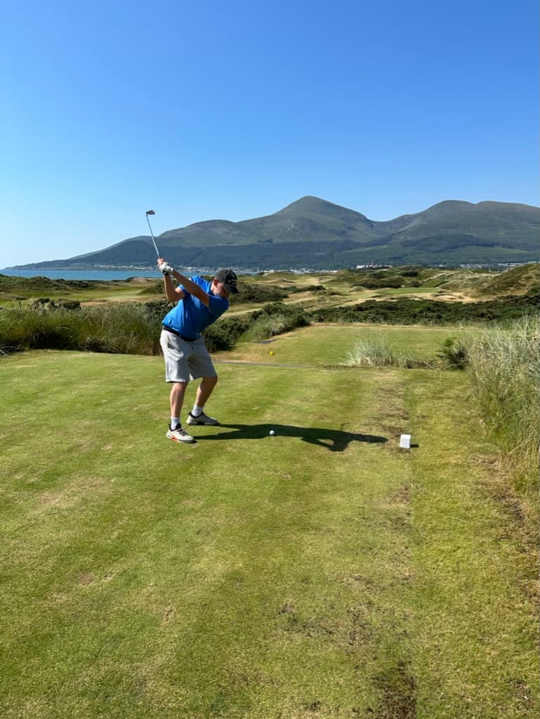 Teeing off at 4th Hole at Royal County down
