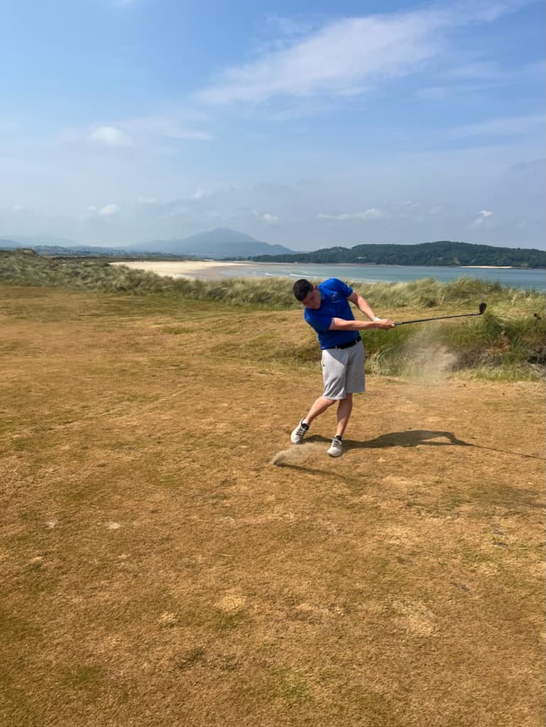 Golfing at St.Patricks links Rosapenna