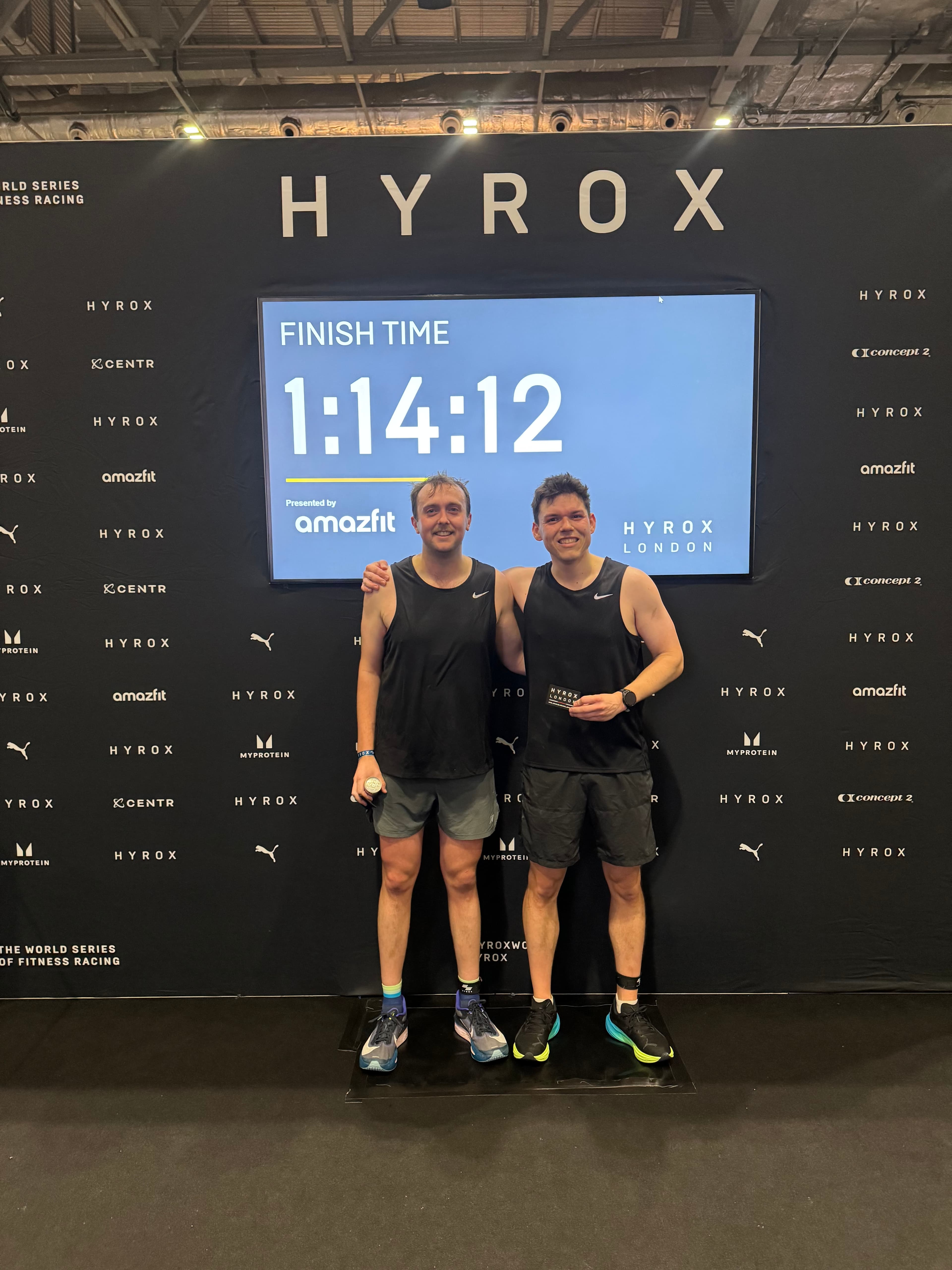 First Hyrox doubles
